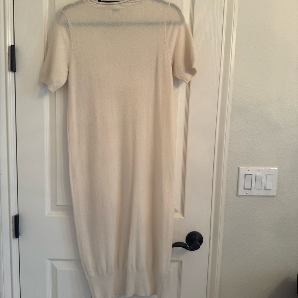 Club Monaco Cream Cashmere Sweater Dress